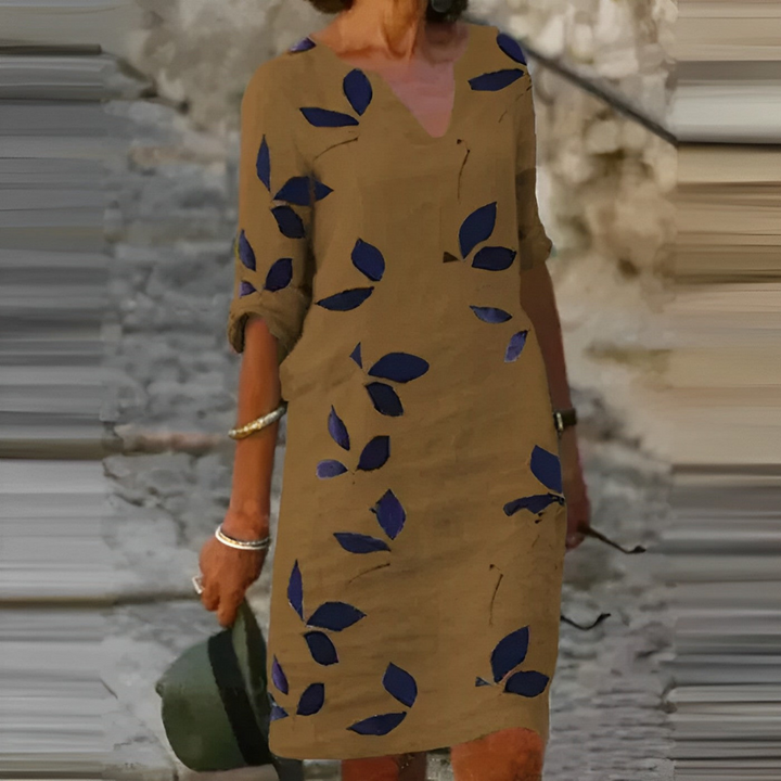Liselotte | Robe d'été à fleurs pour femme | Midi