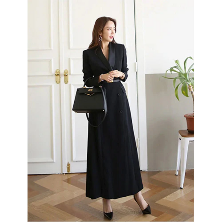 Jenni | Robe Blazer pour Femme | Noir