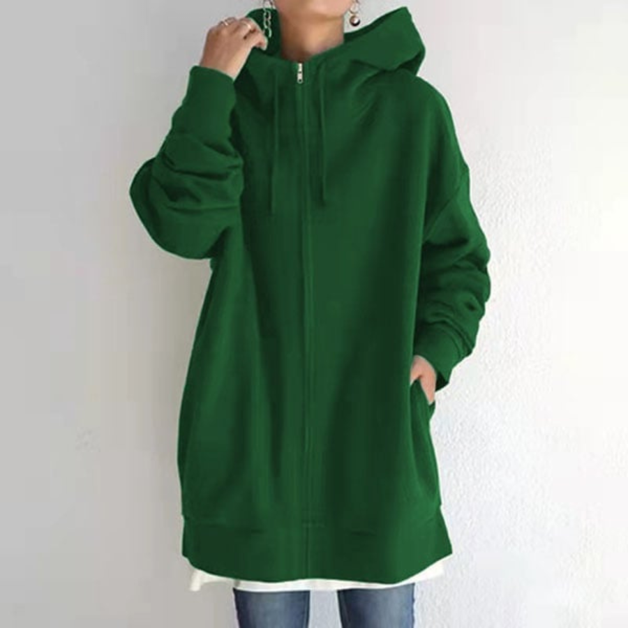 Sybille | Sweat à Capuche Zippé pour Femme | Confortable