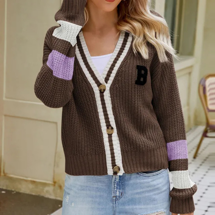 Mirella | Cardigan boutonné pour Femme | Confortable