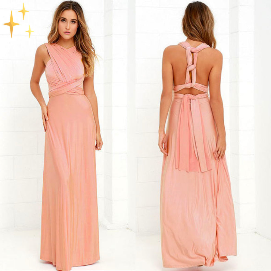 Flavie | Robe d'invité de mariage pour Femme | Maxi