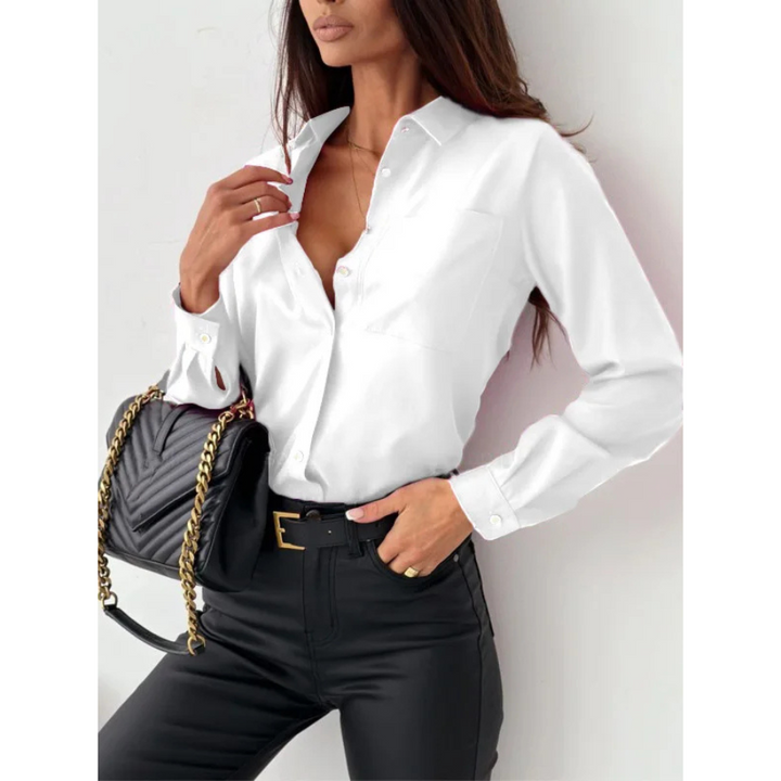Éléonore | Chemise manche longue pour femme | Élégant