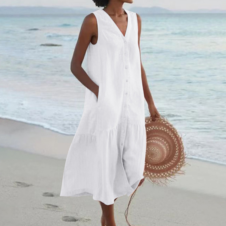 Robe d'été légère pour femme | Respirante et fluide