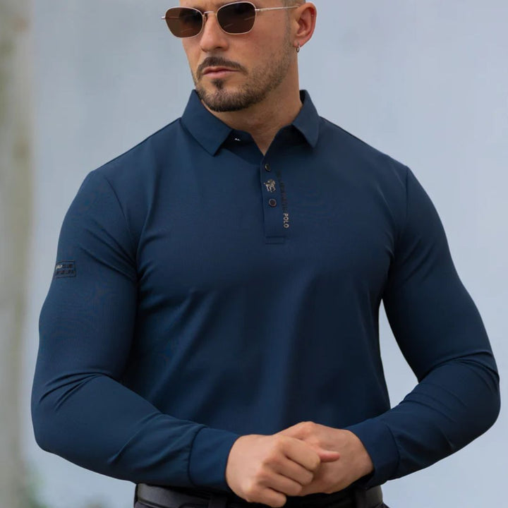 Tom | Polo Homme Manches Longues Élégant