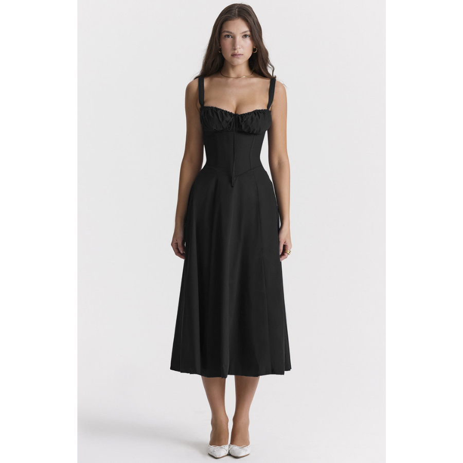 Annalise | Robe d'été à fleurs pour femme | Midi