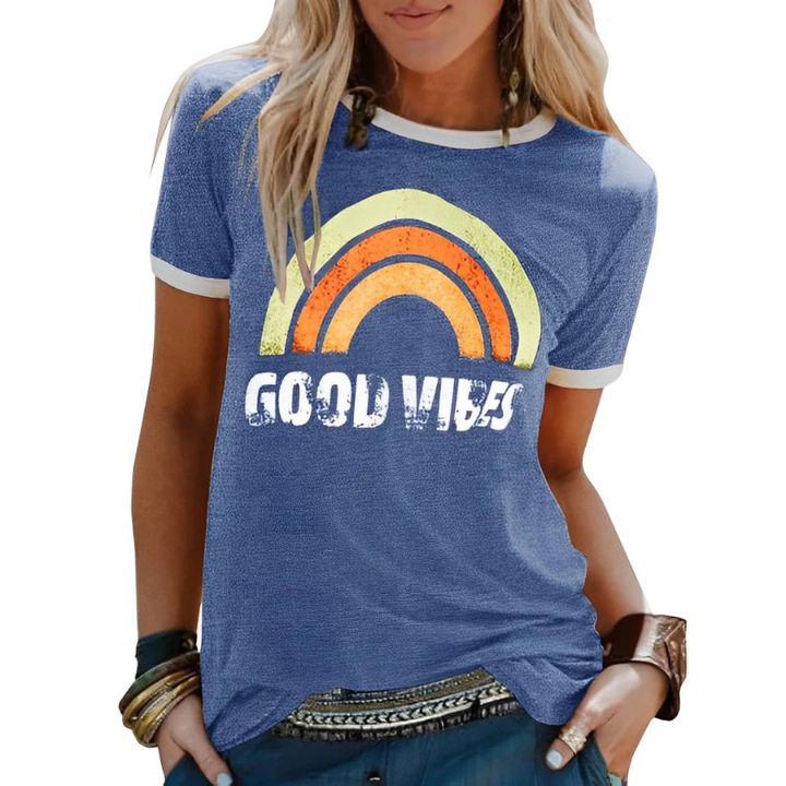 Nathalie | T-shirt d'été pour femme | Manche courte