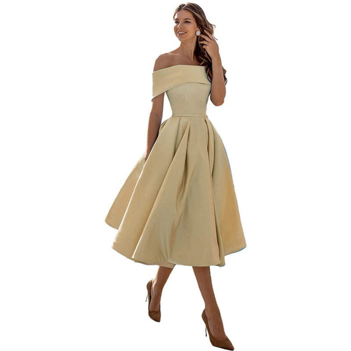 Lucia | Robe de soirée sans bretelles pour femme | Parfaite pour les fêtes