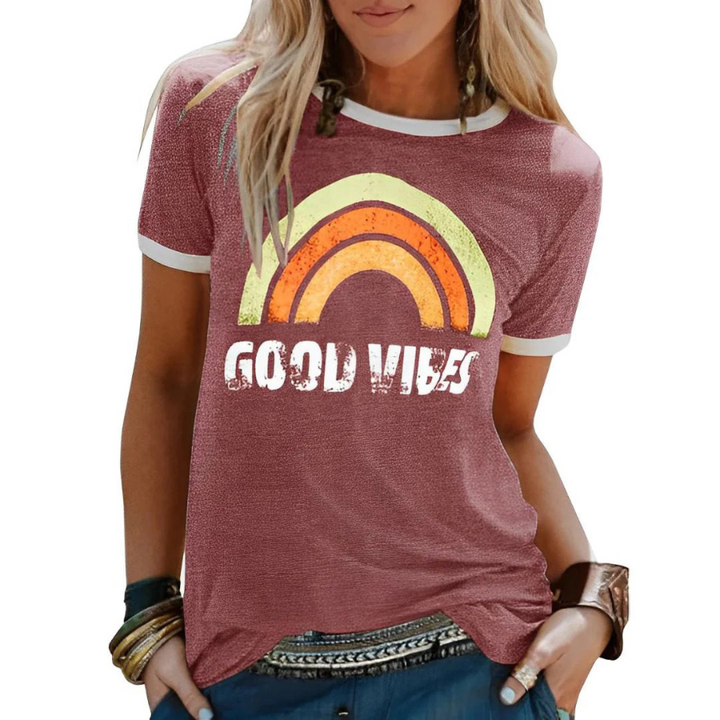 Nathalie | T-shirt d'été pour femme | Manche courte