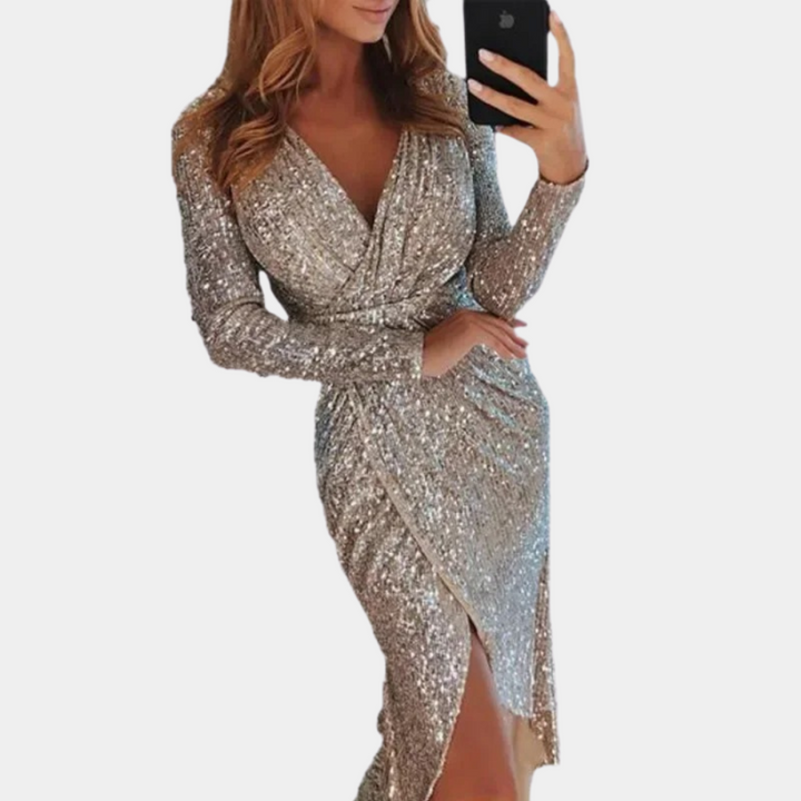 Felicia | Robe de soirée à paillettes pour femme | Mini