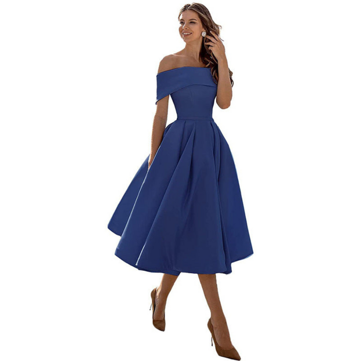 Lucia | Robe de soirée sans bretelles pour femme | Parfaite pour les fêtes