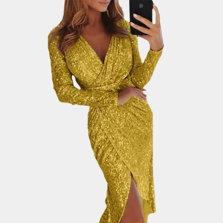 Felicia | Robe de soirée à paillettes pour femme | Mini