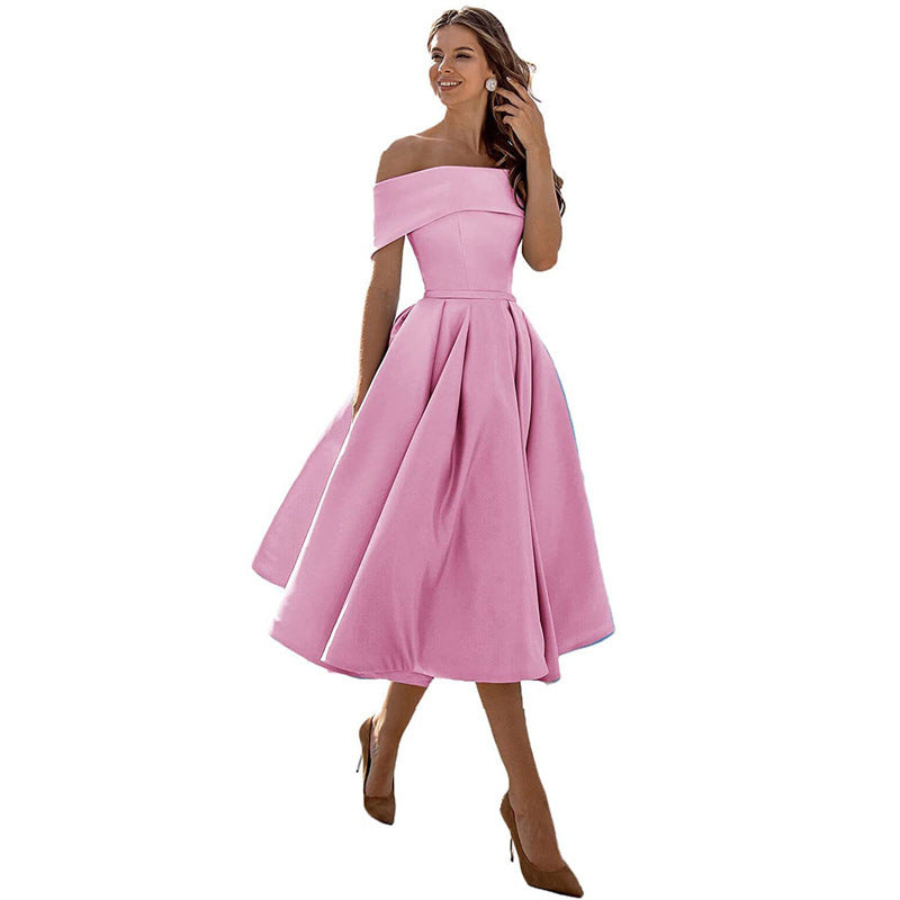 Lucia | Robe de soirée sans bretelles pour femme | Parfaite pour les fêtes
