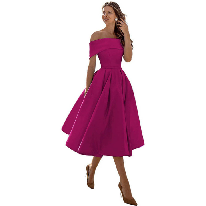 Lucia | Robe de soirée sans bretelles pour femme | Parfaite pour les fêtes