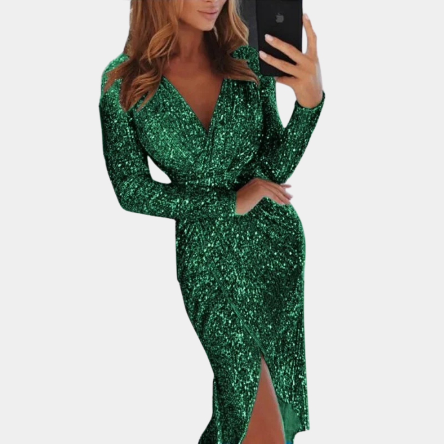 Felicia | Robe de soirée à paillettes pour femme | Mini