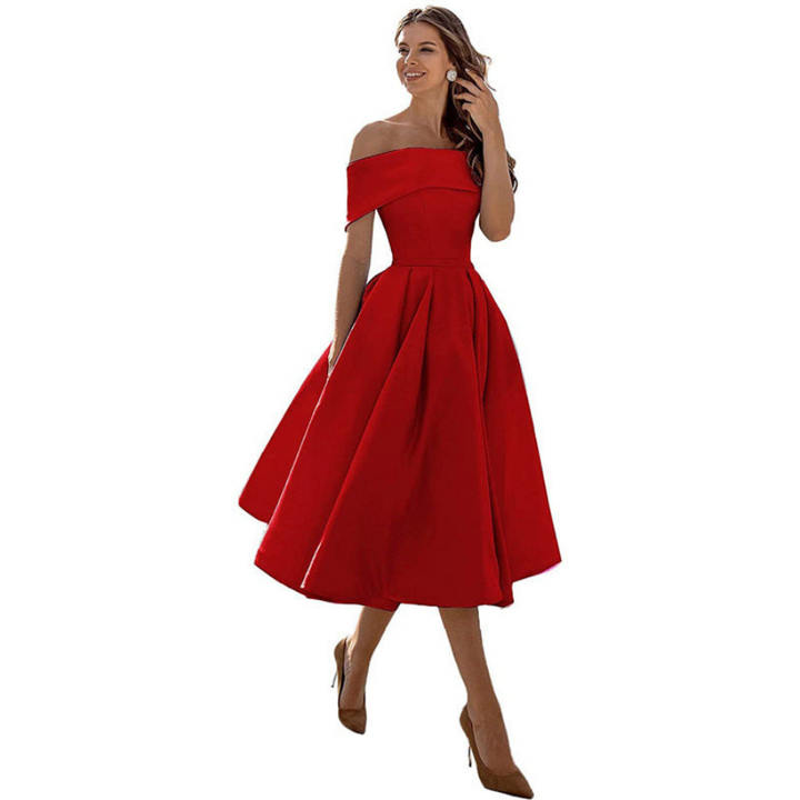 Lucia | Robe de soirée sans bretelles pour femme | Parfaite pour les fêtes