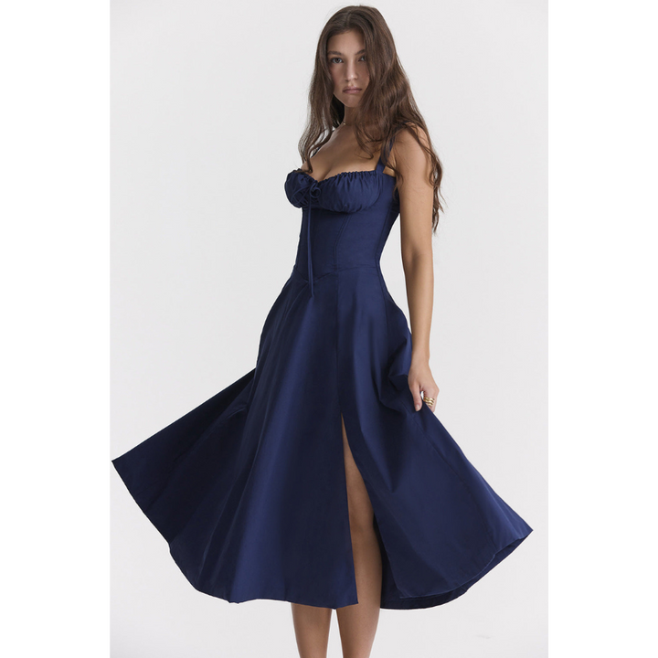 Annalise | Robe d'été à fleurs pour femme | Midi