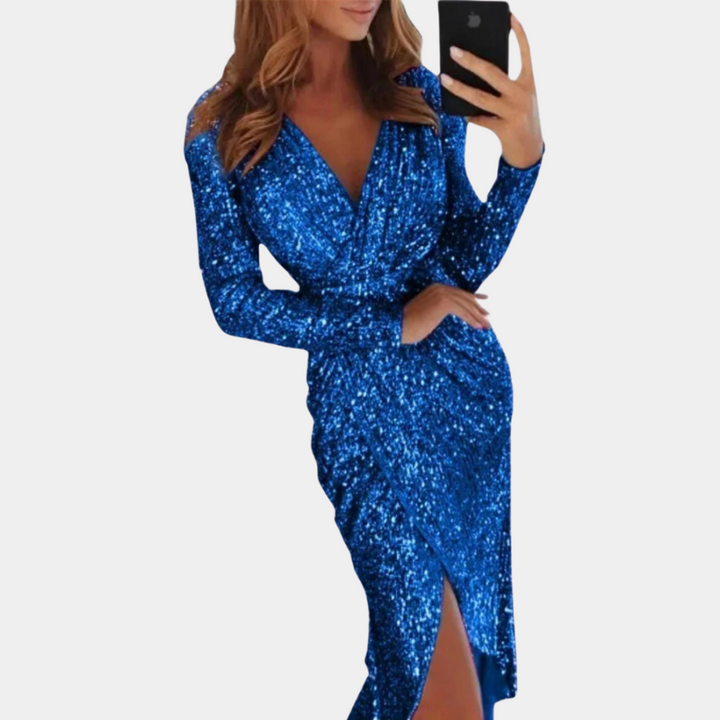 Felicia | Robe de soirée à paillettes pour femme | Mini