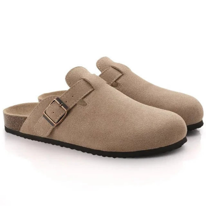 Gladiz | Sabots En Daim Old Money |  Confortables