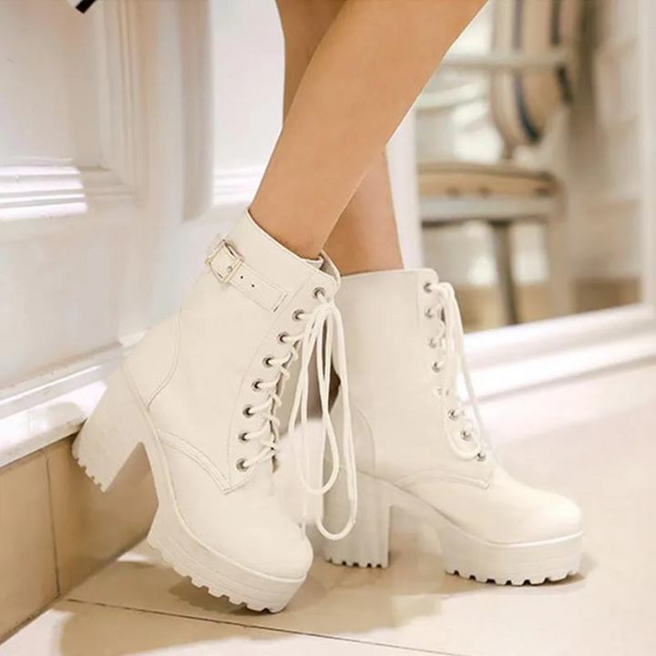 Sidonie | Bottines à lacets pour femme | Orthopédique