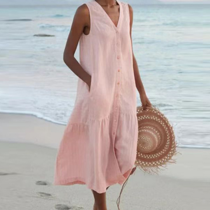 Robe d'été légère pour femme | Respirante et fluide