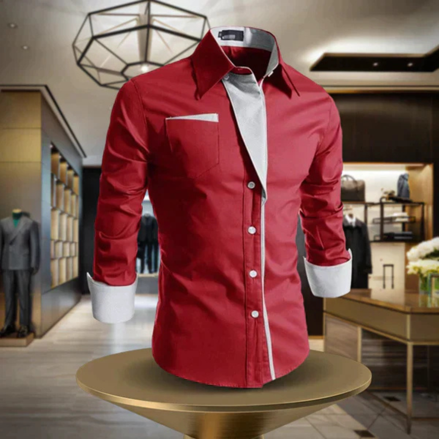 Augustin | Chemise manche longue pour hommes | Premium