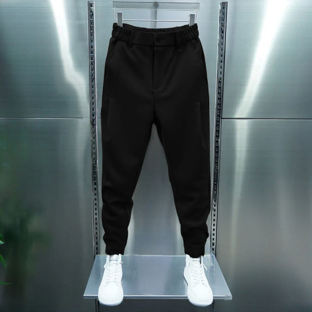 Louka | Pantalon Homme Plissé Style Sport