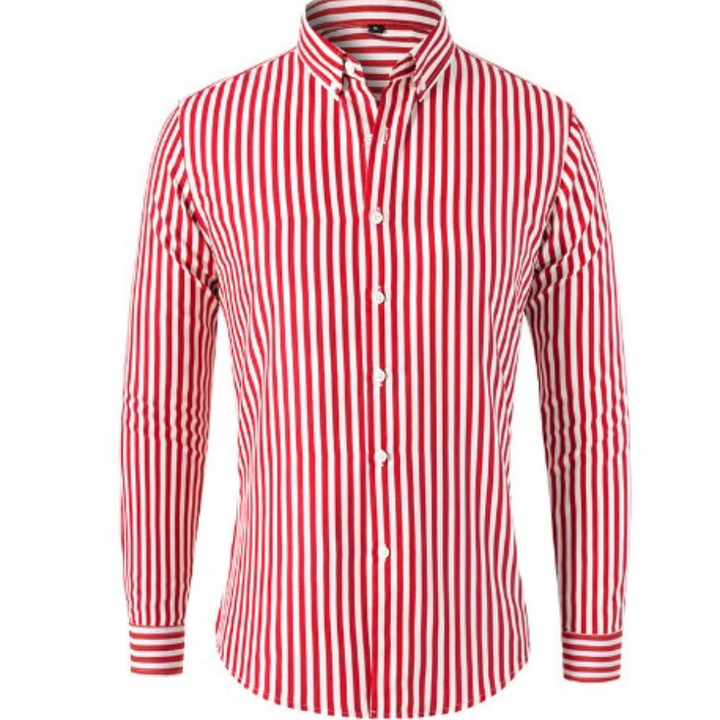 Enrique | Chemise à rayures pour hommes | Manche longue