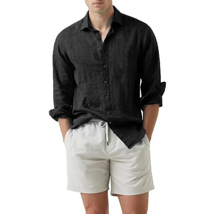 Korby | Chemise d'été en lin pour hommes | Manche Longue