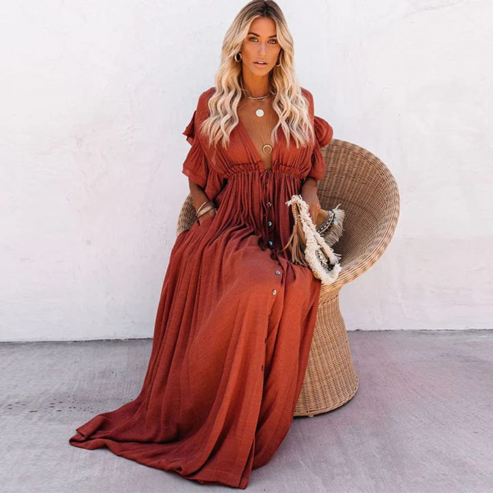 Blayze | Robe de cocktail d'été pour femme | Maxi