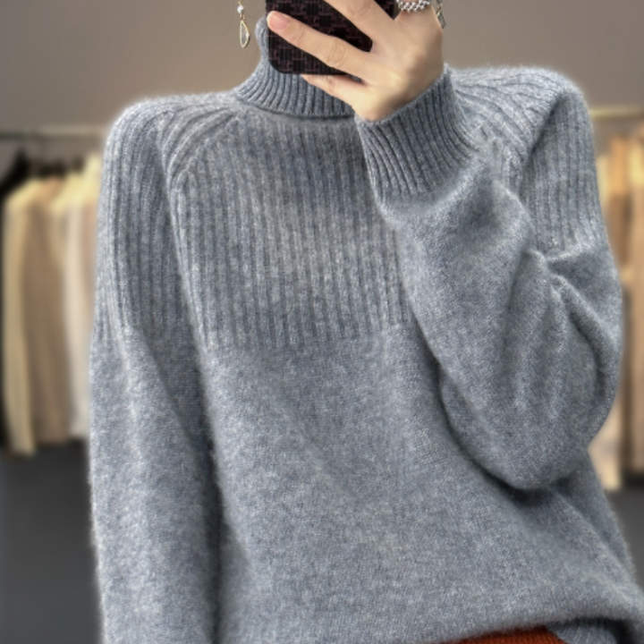 Lilia | Pull à col roulé pour femme | Chaud