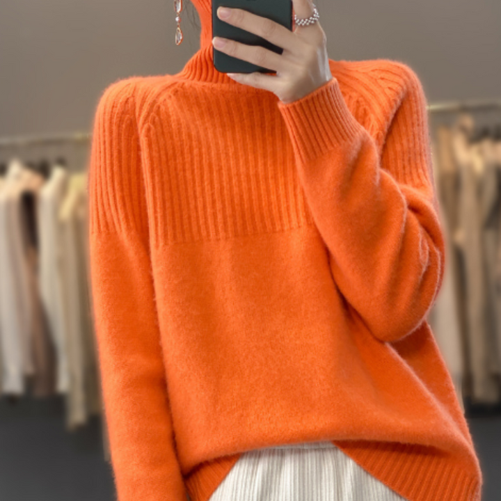 Lilia | Pull à col roulé pour femme | Chaud