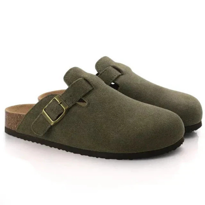 Gladiz | Sabots En Daim Old Money |  Confortables
