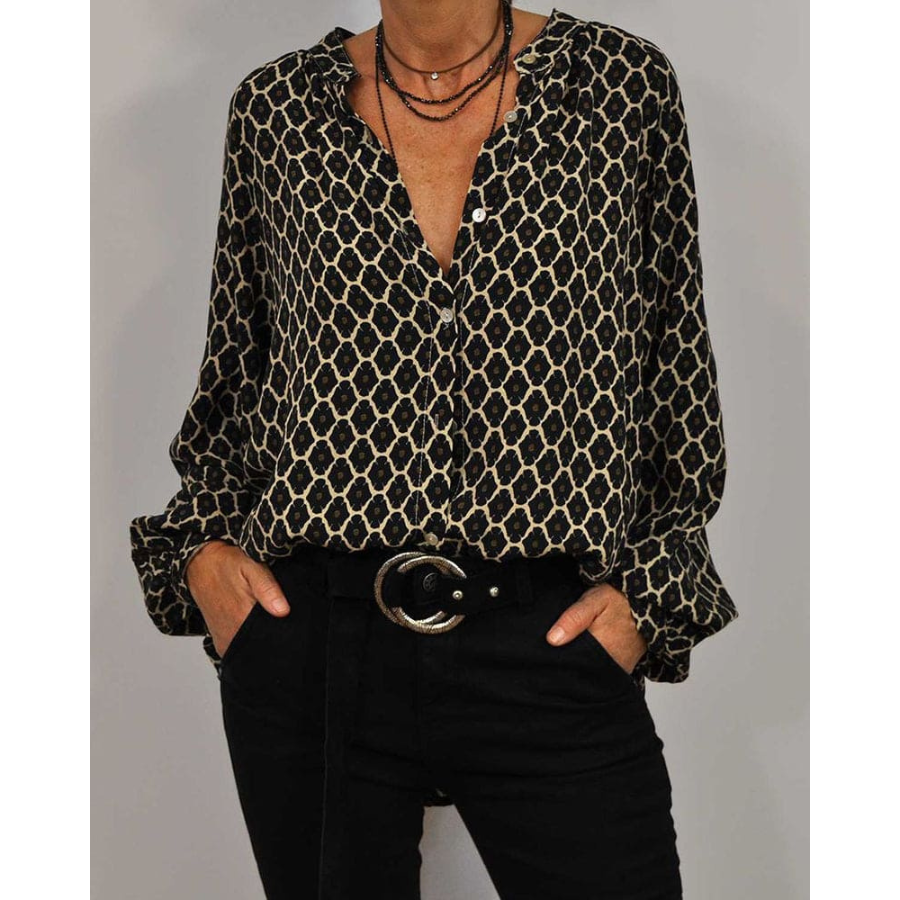 Lucienne | Blouse à manches longues pour femmes | Élégante