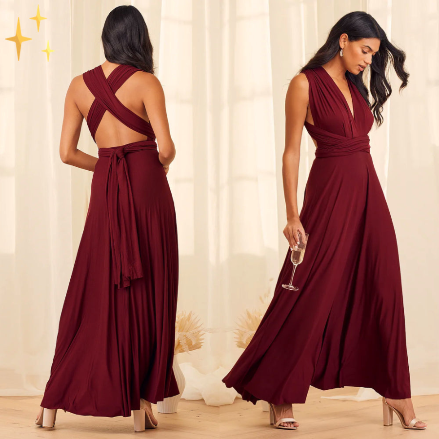 Flavie | Robe d'invité de mariage pour Femme | Maxi