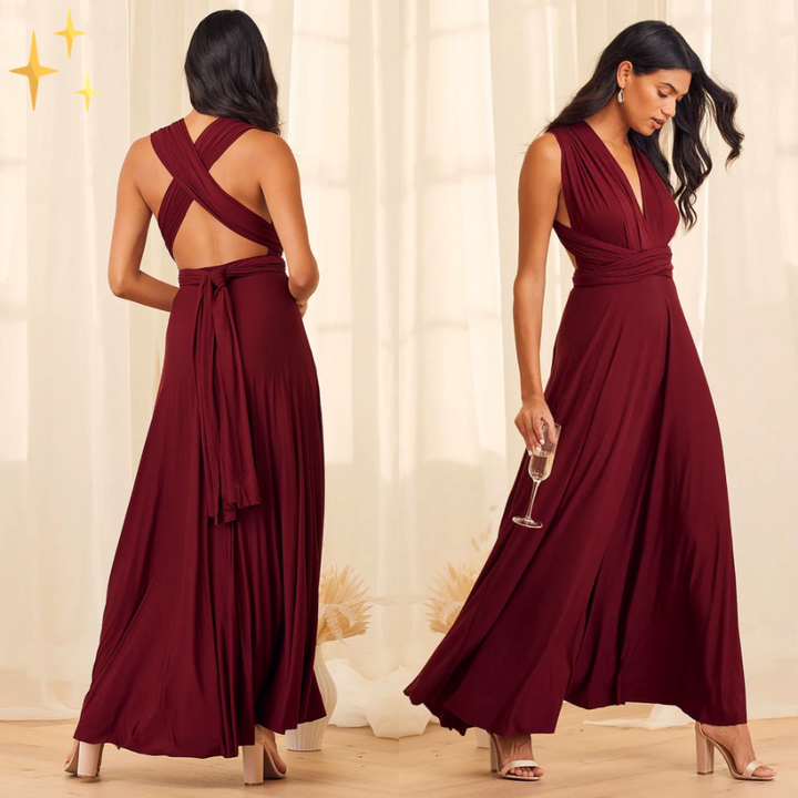 Flavie | Robe d'invité de mariage pour Femme | Maxi