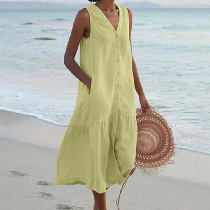 Robe d'été légère pour femme | Respirante et fluide