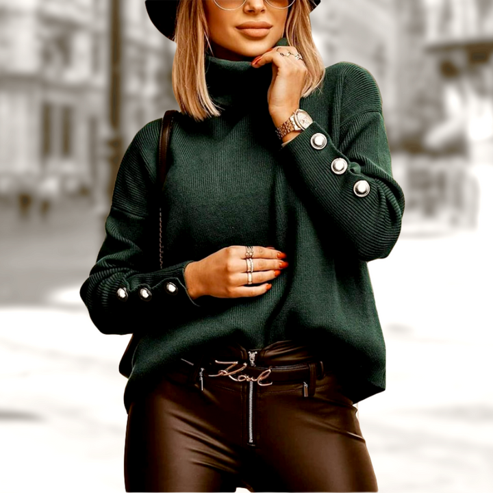 Estelle | Pull Col Roulé Femme | Doux