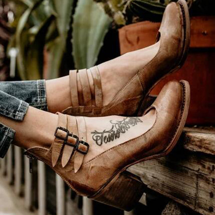 Nina | Bottes Vintage pour femme | Confort