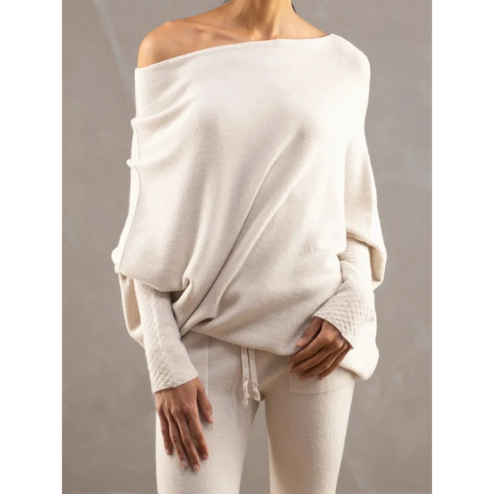 Ilse | Pull asymétrique pour femme | Chaud