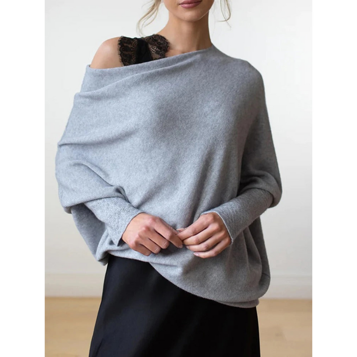 Ilse | Pull asymétrique pour femme | Chaud