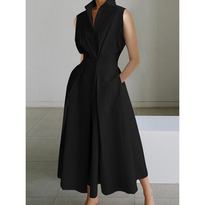 Makenzie | Robe d'été chemise pour femme | Blanche