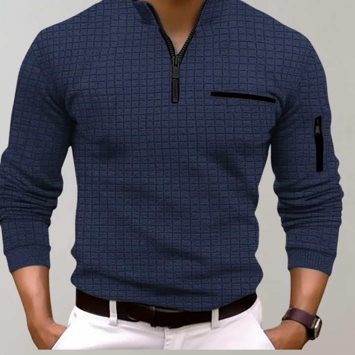 Alphonse | Polo décontracté pour hommes | Manches Longues