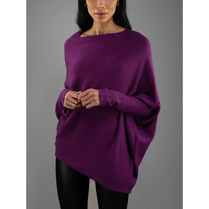 Ilse | Pull asymétrique pour femme | Chaud