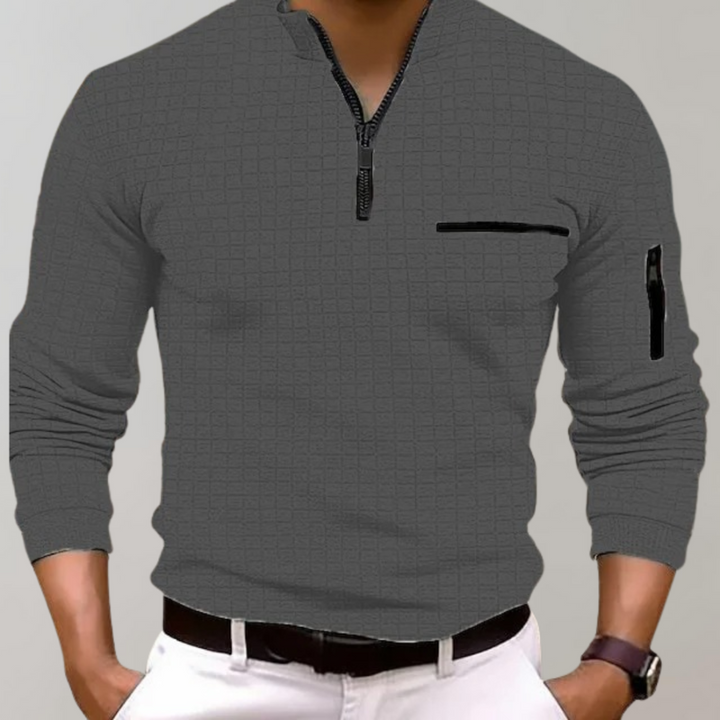 Alphonse | Polo décontracté pour hommes | Manches Longues
