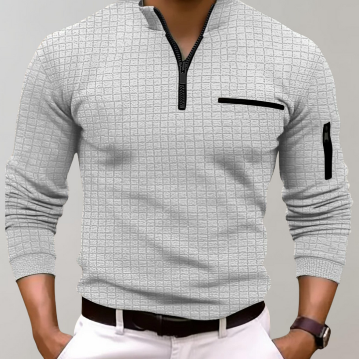 Alphonse | Polo décontracté pour hommes | Manches Longues