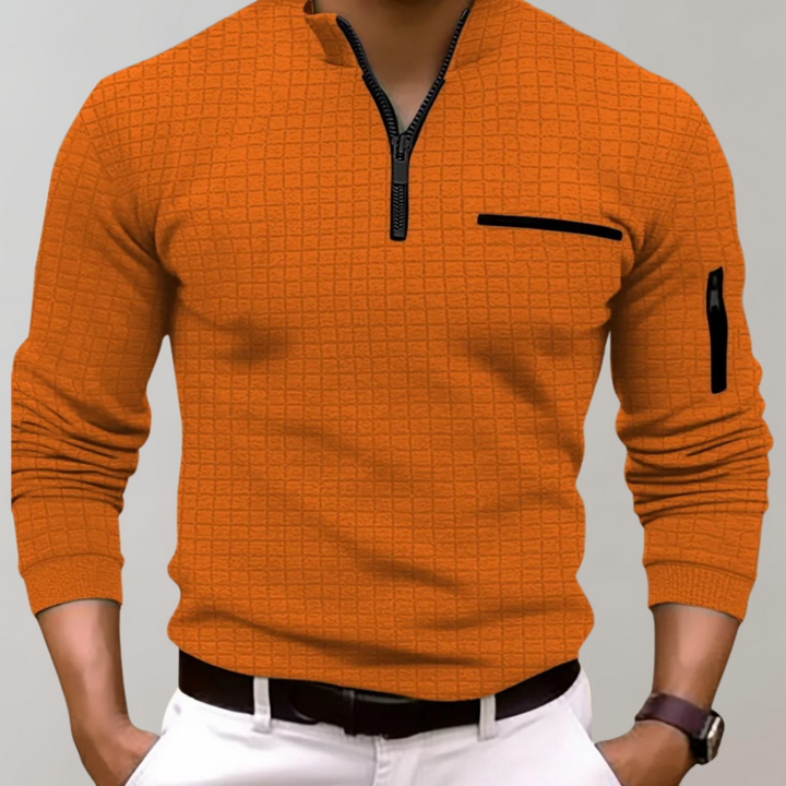 Alphonse | Polo décontracté pour hommes | Manches Longues
