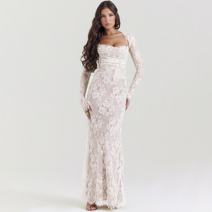 Alessandra | Robe d'invitée de mariage pour femme | Longue