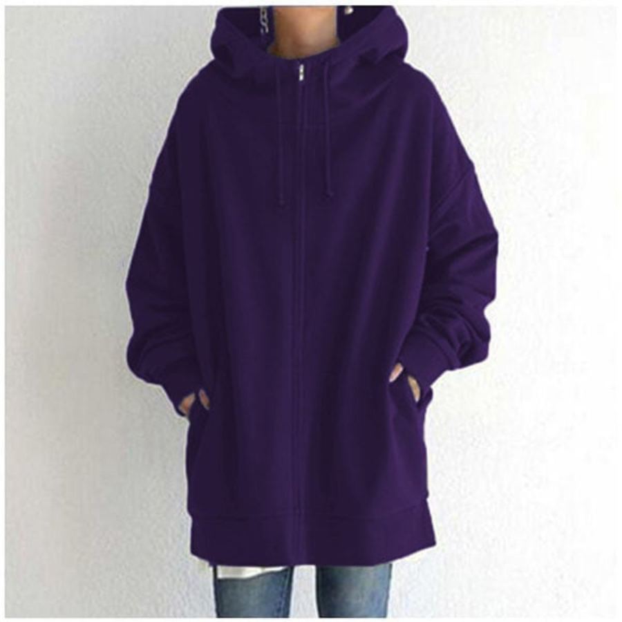 Sybille | Sweat à Capuche Zippé pour Femme | Confortable