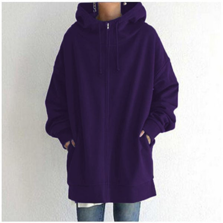 Sybille | Sweat à Capuche Zippé pour Femme | Confortable