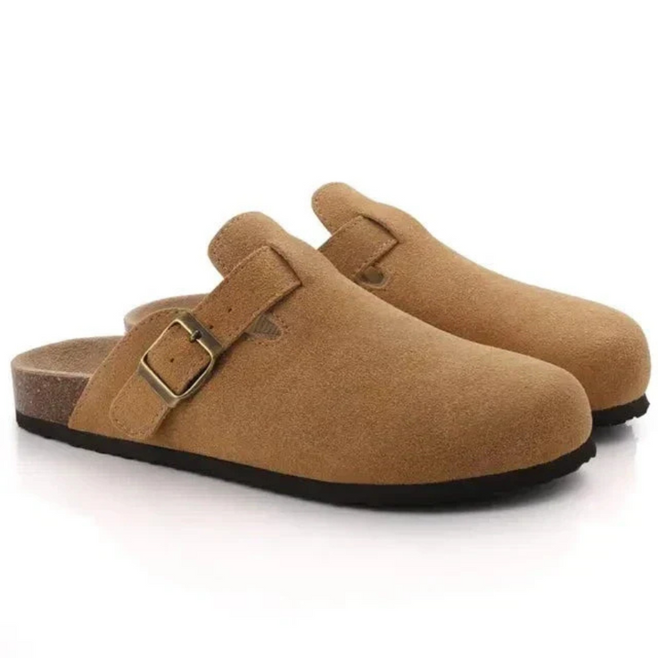 Gladiz | Sabots En Daim Old Money |  Confortables